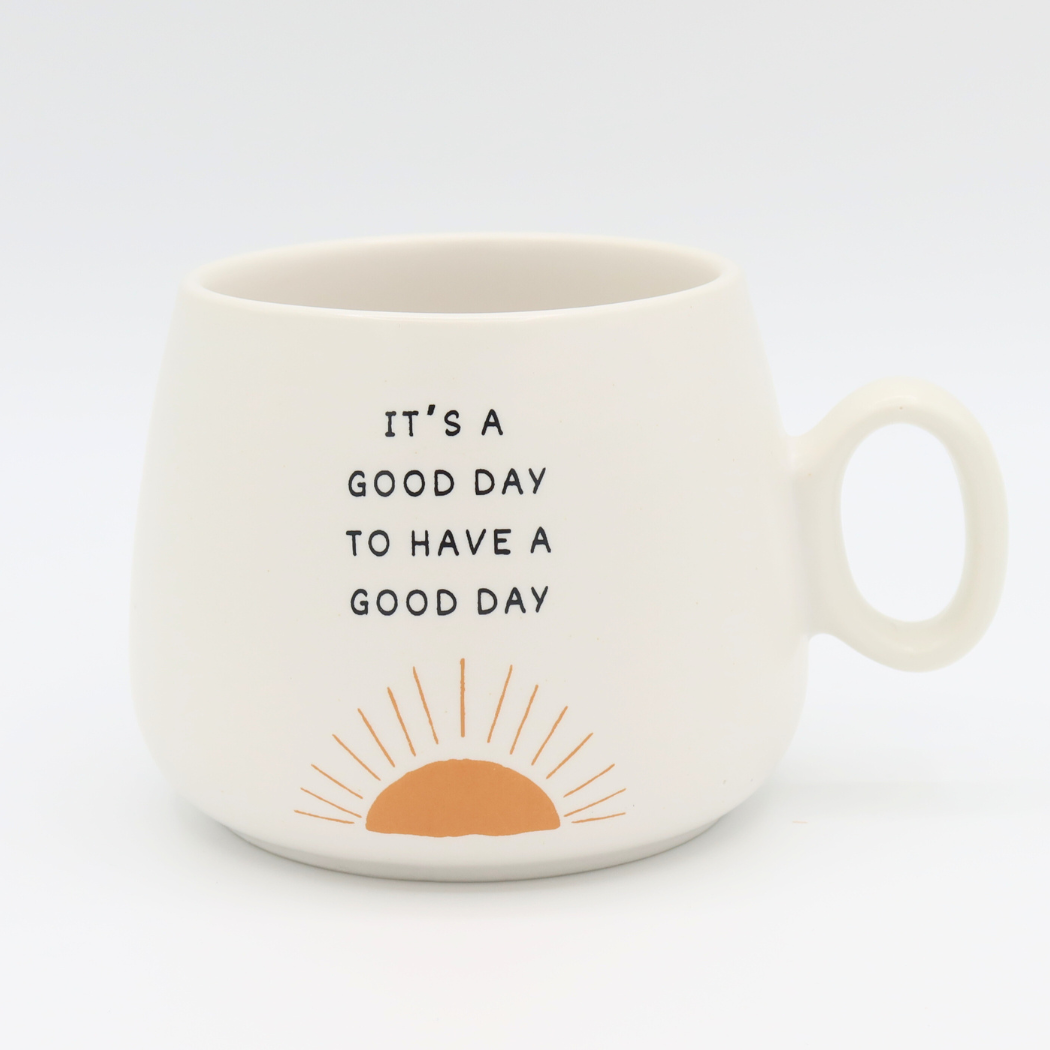 Cappuccino Mug It's A Good Day