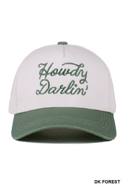 `.Two Tone Canvas Baseball Cap