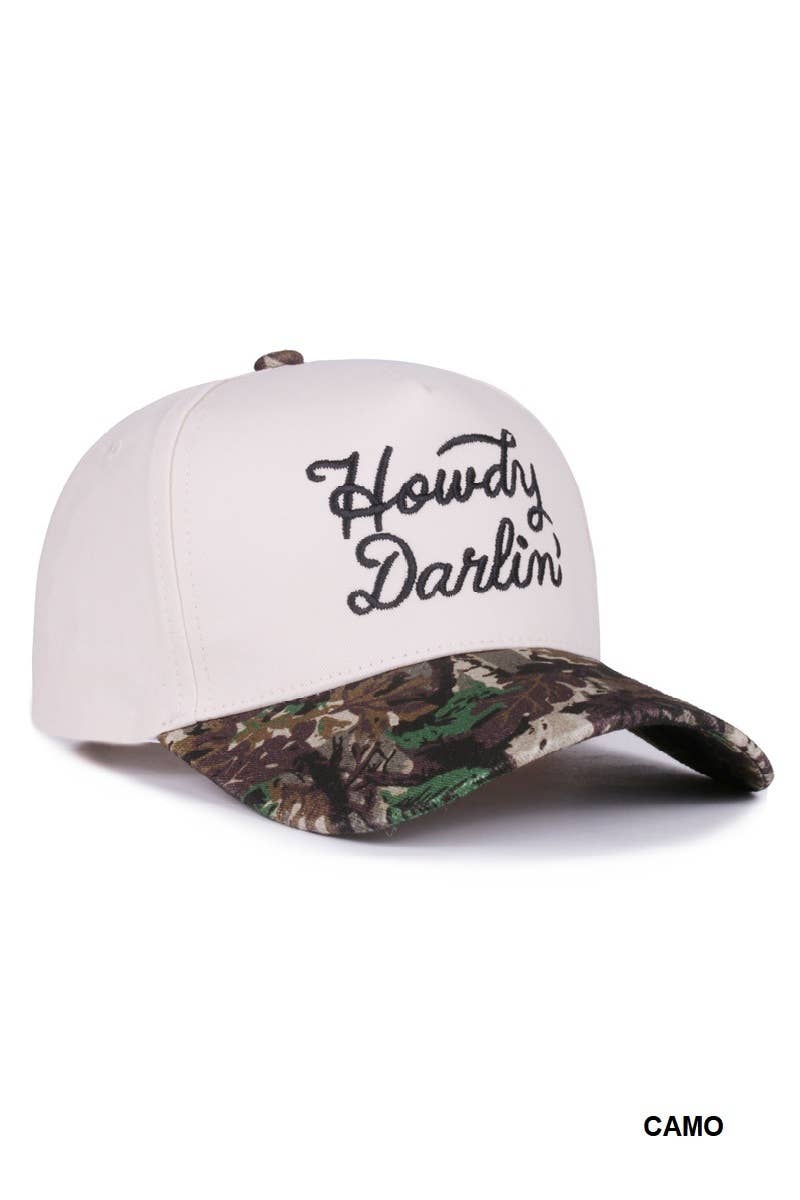 `.Two Tone Canvas Baseball Cap