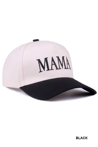 `.Two Tone Canvas Baseball Cap