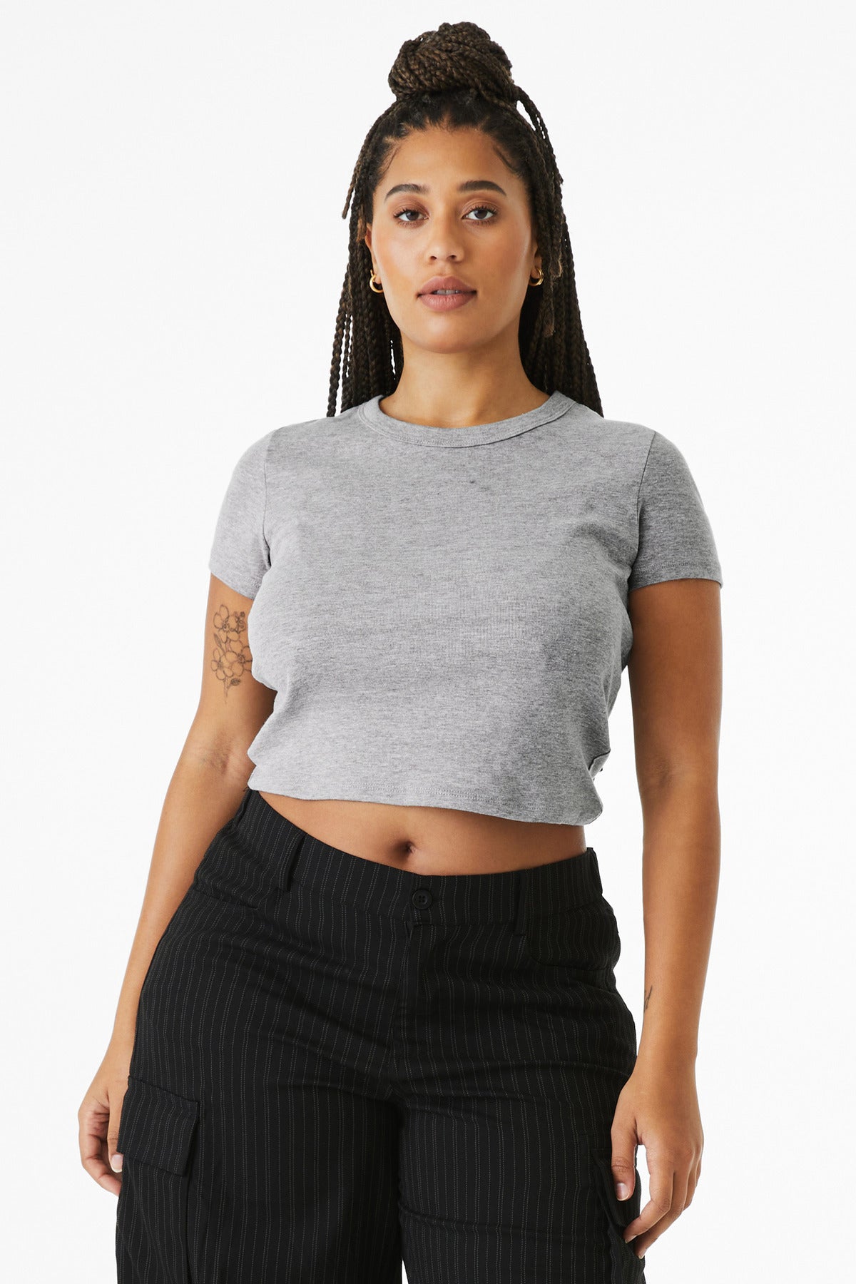 BELLA+CANVASÂ® Women's Micro Rib Baby Tee BC1010