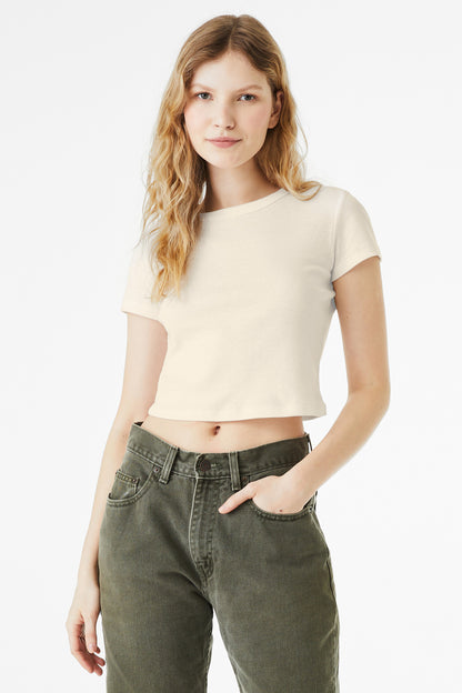 BELLA+CANVASÂ® Women's Micro Rib Baby Tee BC1010