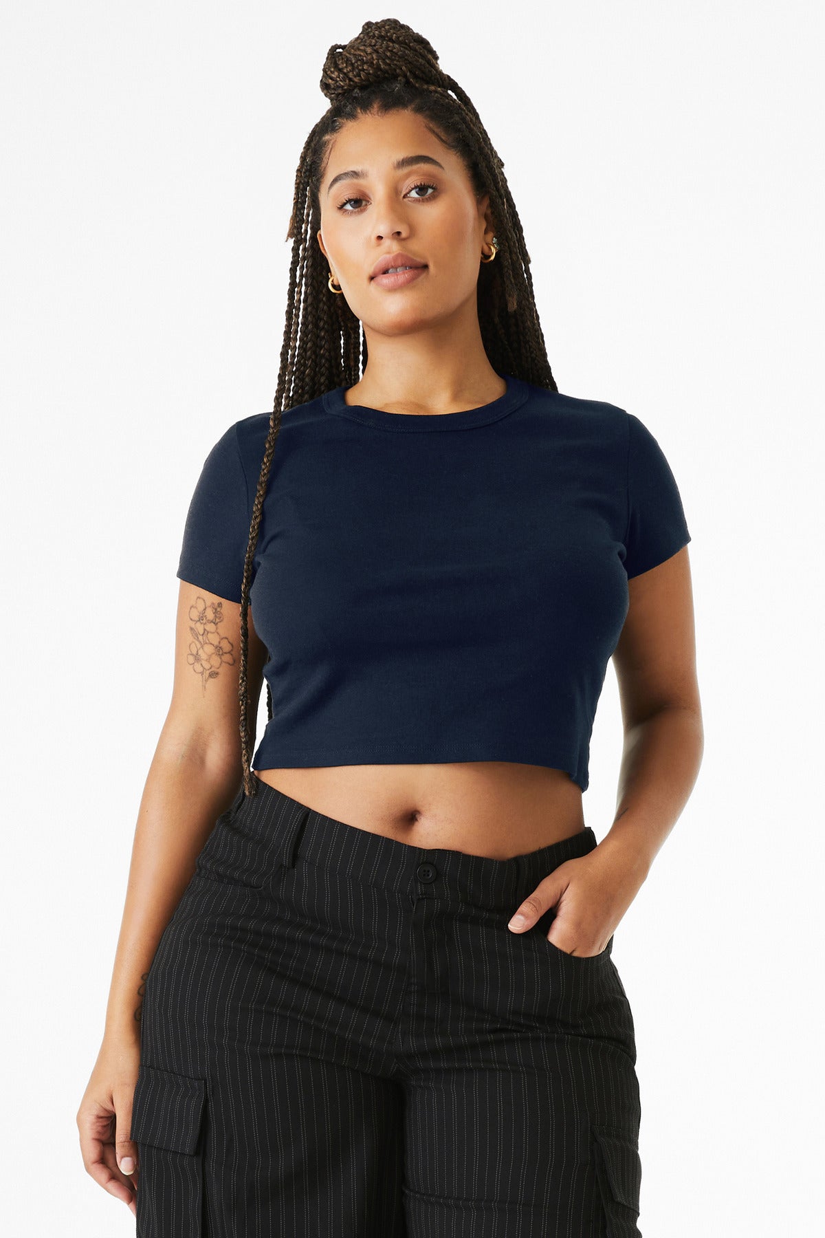 BELLA+CANVASÂ® Women's Micro Rib Baby Tee BC1010