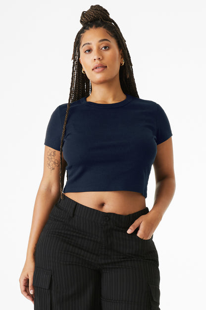 BELLA+CANVASÂ® Women's Micro Rib Baby Tee BC1010