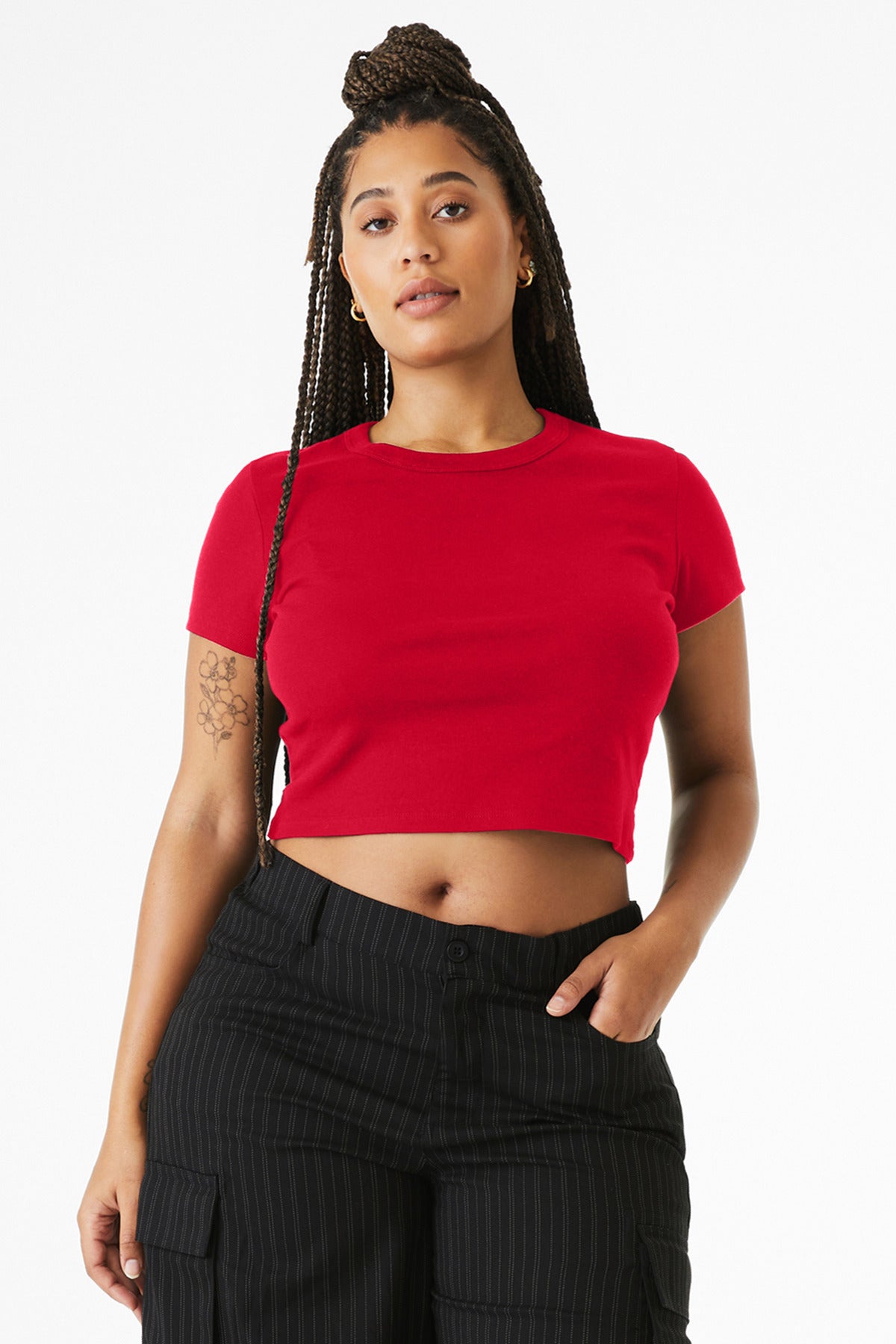 BELLA+CANVASÂ® Women's Micro Rib Baby Tee BC1010
