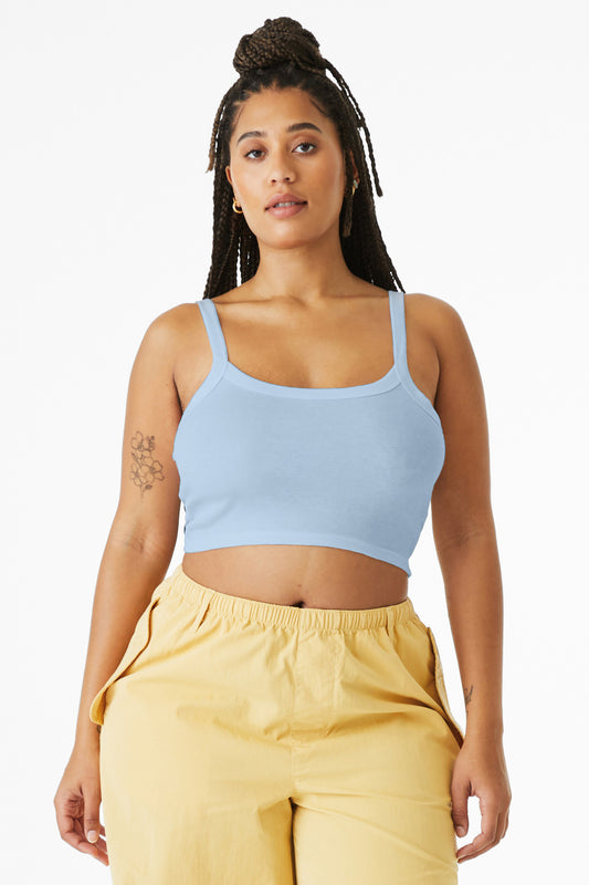 BELLA+CANVASÂ® Women's Micro Rib Spaghetti Strap Tank BC1012