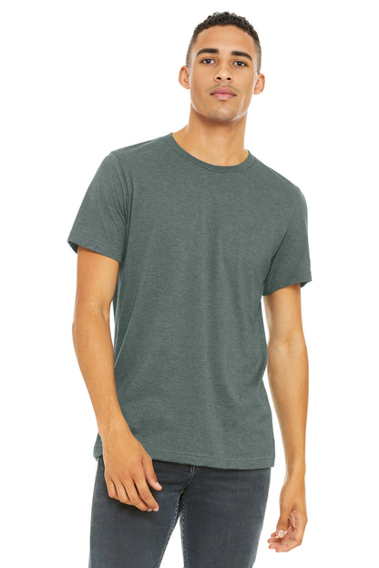 BELLA+CANVAS Â® Unisex Heather CVC Short Sleeve Tee. BC3001CVC