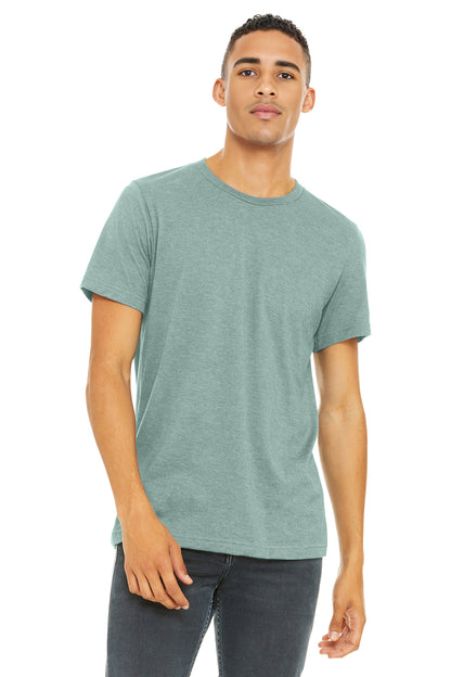 BELLA+CANVAS Â® Unisex Heather CVC Short Sleeve Tee. BC3001CVC