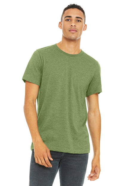BELLA+CANVAS Â® Unisex Heather CVC Short Sleeve Tee. BC3001CVC