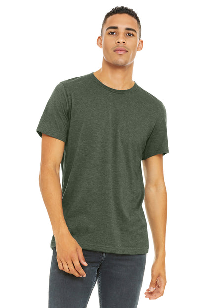 BELLA+CANVAS Â® Unisex Heather CVC Short Sleeve Tee. BC3001CVC