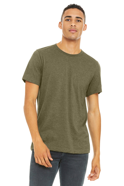 BELLA+CANVAS Â® Unisex Heather CVC Short Sleeve Tee. BC3001CVC