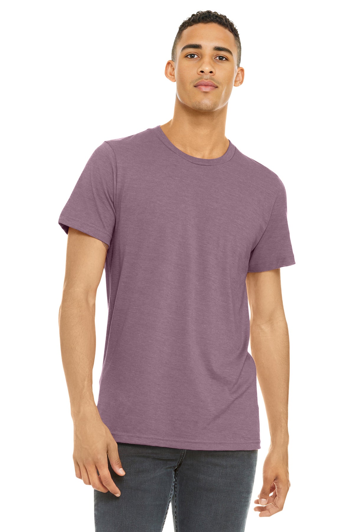 BELLA+CANVAS Â® Unisex Heather CVC Short Sleeve Tee. BC3001CVC