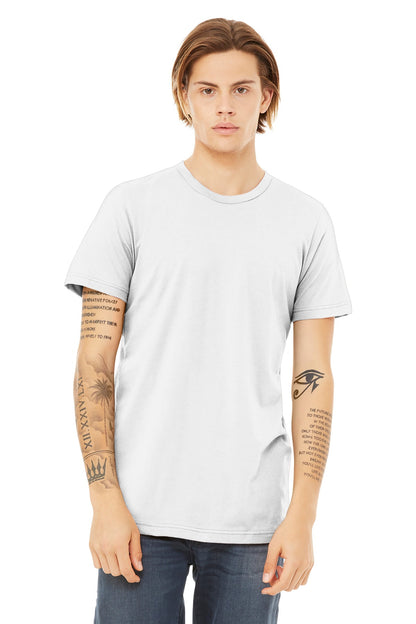 BELLA+CANVAS Â® Unisex Heather CVC Short Sleeve Tee. BC3001CVC