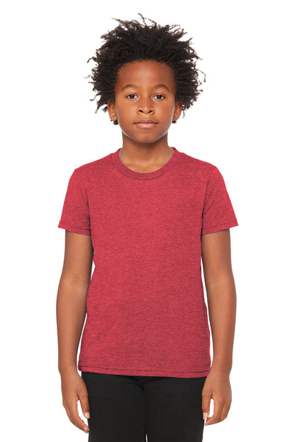 BELLA+CANVASÂ® Youth Heather CVC Tee BC3001YCVC
