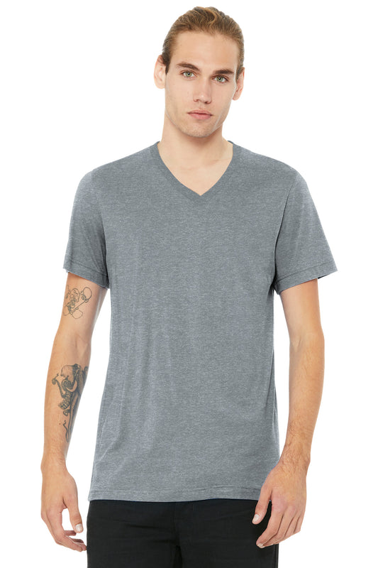 BELLA+CANVASÂ® Unisex Heather CVC V-Neck Tee BC3005CVC