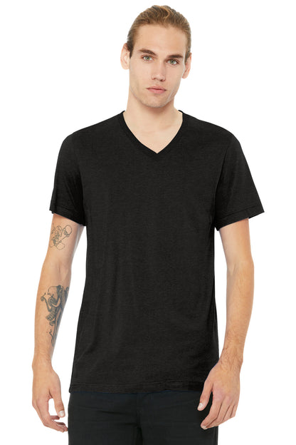 BELLA+CANVASÂ® Unisex Heather CVC V-Neck Tee BC3005CVC
