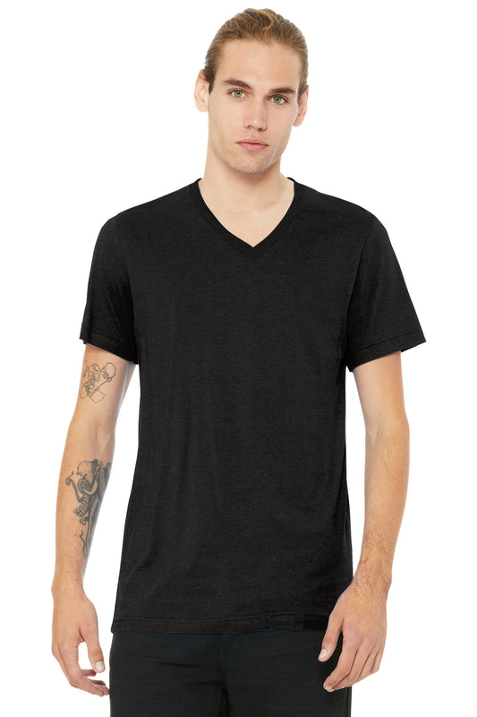 BELLA+CANVASÂ® Unisex Heather CVC V-Neck Tee BC3005CVC