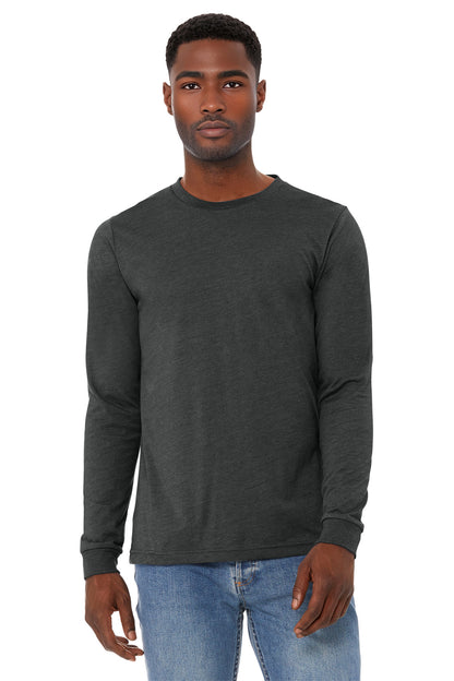 BELLA+CANVASÂ® Unisex Heather CVC Long Sleeve Tee BC3501CVC
