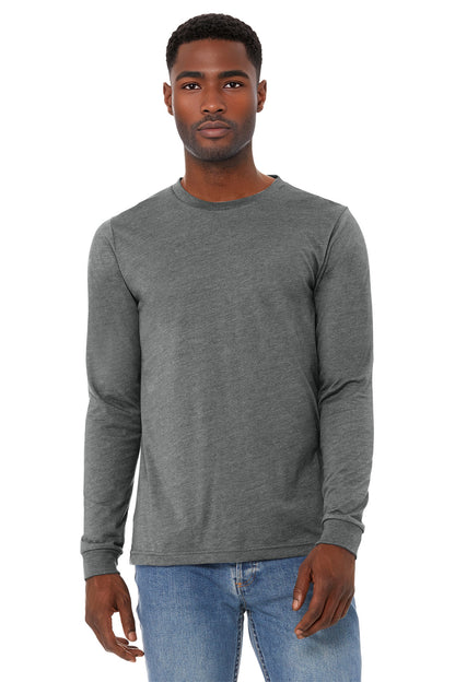 BELLA+CANVASÂ® Unisex Heather CVC Long Sleeve Tee BC3501CVC