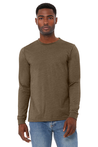 BELLA+CANVASÂ® Unisex Heather CVC Long Sleeve Tee BC3501CVC