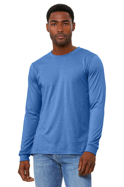 BELLA+CANVASÂ® Unisex Heather CVC Long Sleeve Tee BC3501CVC