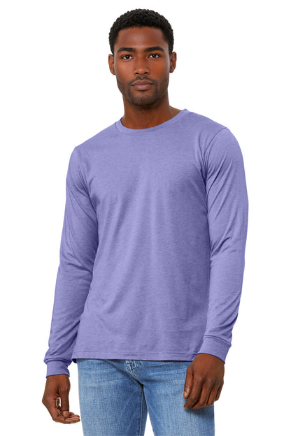 BELLA+CANVASÂ® Unisex Heather CVC Long Sleeve Tee BC3501CVC
