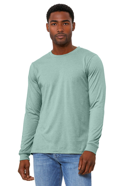 BELLA+CANVASÂ® Unisex Heather CVC Long Sleeve Tee BC3501CVC