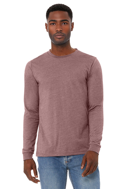 BELLA+CANVASÂ® Unisex Heather CVC Long Sleeve Tee BC3501CVC