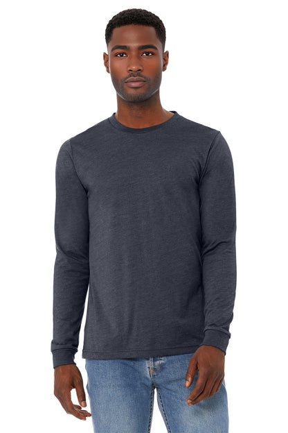 BELLA+CANVASÂ® Unisex Heather CVC Long Sleeve Tee BC3501CVC