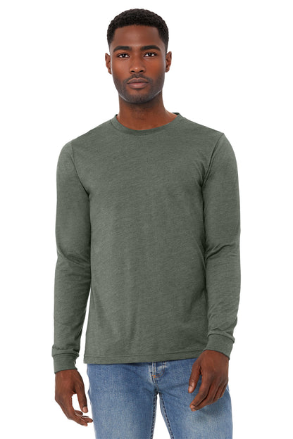 BELLA+CANVASÂ® Unisex Heather CVC Long Sleeve Tee BC3501CVC