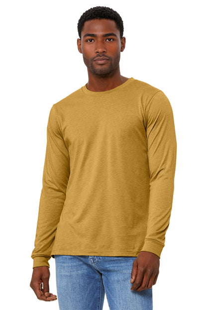 BELLA+CANVASÂ® Unisex Heather CVC Long Sleeve Tee BC3501CVC