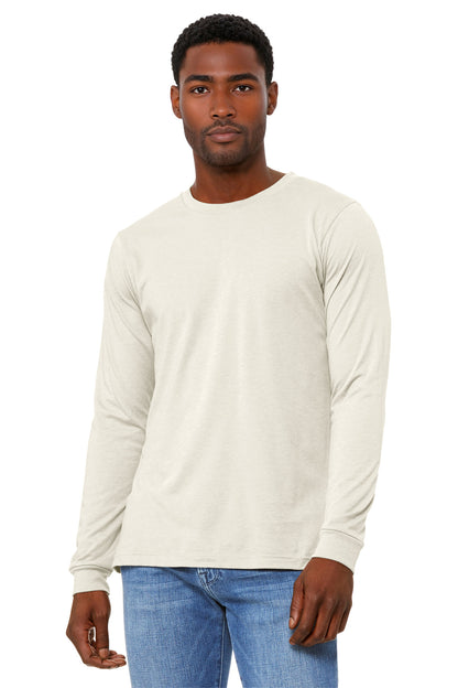 BELLA+CANVASÂ® Unisex Heather CVC Long Sleeve Tee BC3501CVC