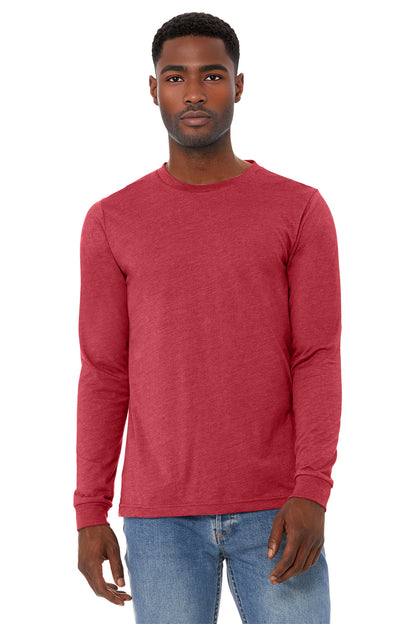 BELLA+CANVASÂ® Unisex Heather CVC Long Sleeve Tee BC3501CVC