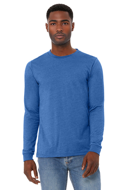 BELLA+CANVASÂ® Unisex Heather CVC Long Sleeve Tee BC3501CVC