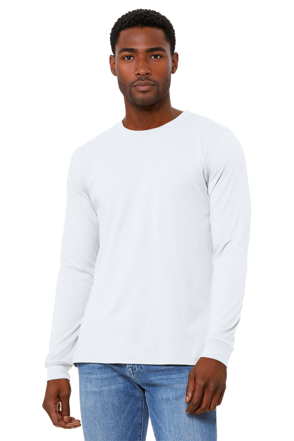 BELLA+CANVASÂ® Unisex Heather CVC Long Sleeve Tee BC3501CVC