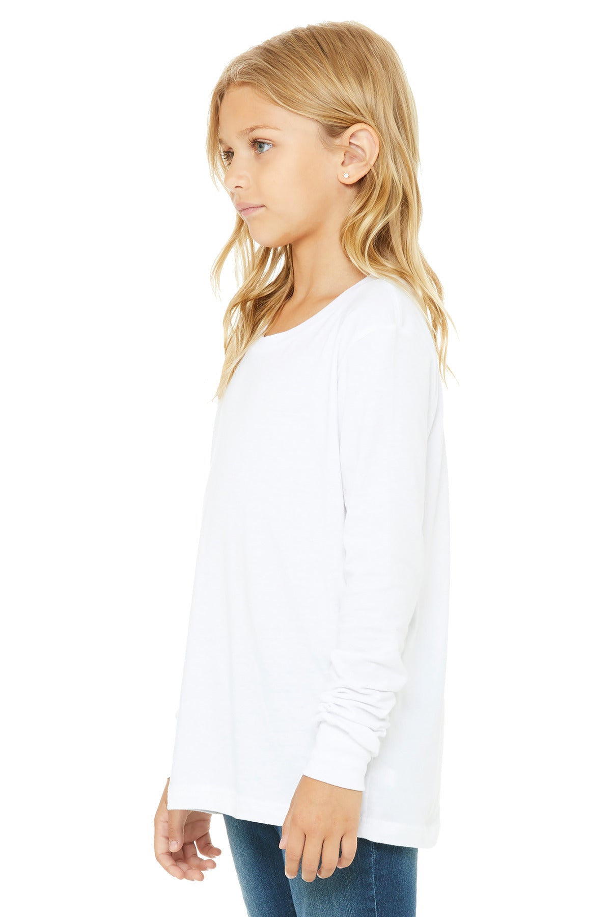 BELLA+CANVASÂ® Youth Jersey Long Sleeve Tee BC3501Y