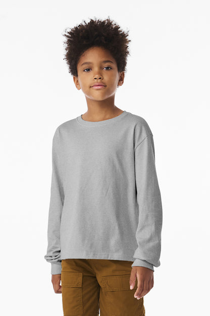 BELLA+CANVASÂ® Youth 6-Ounce Heavyweight Long Sleeve Tee BC3511Y