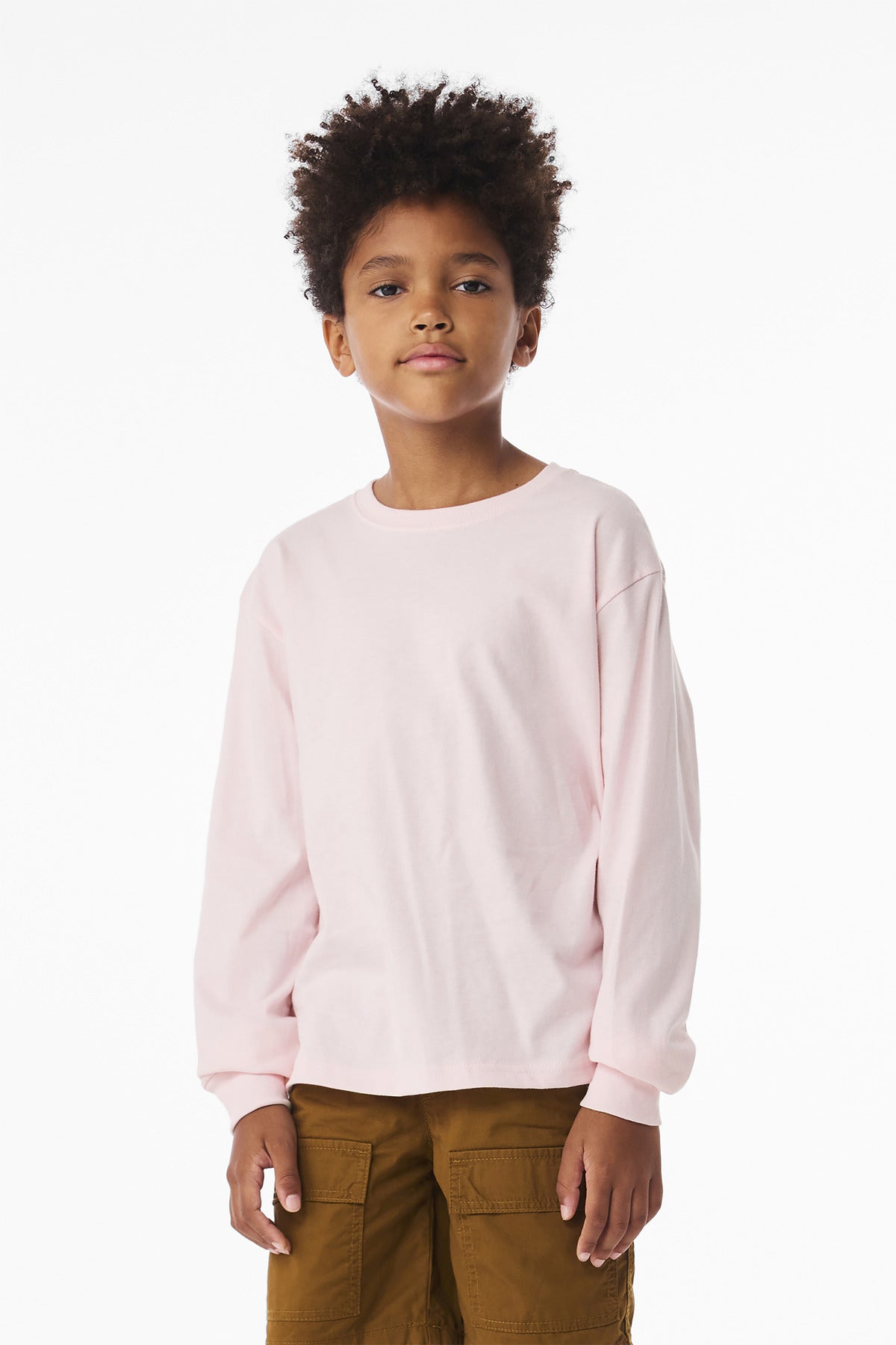 BELLA+CANVASÂ® Youth 6-Ounce Heavyweight Long Sleeve Tee BC3511Y