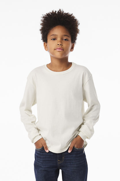 BELLA+CANVASÂ® Youth 6-Ounce Heavyweight Long Sleeve Tee BC3511Y