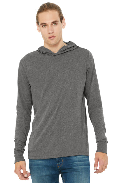 BELLA+CANVAS Â® Unisex Jersey Long Sleeve Hoodie. BC3512