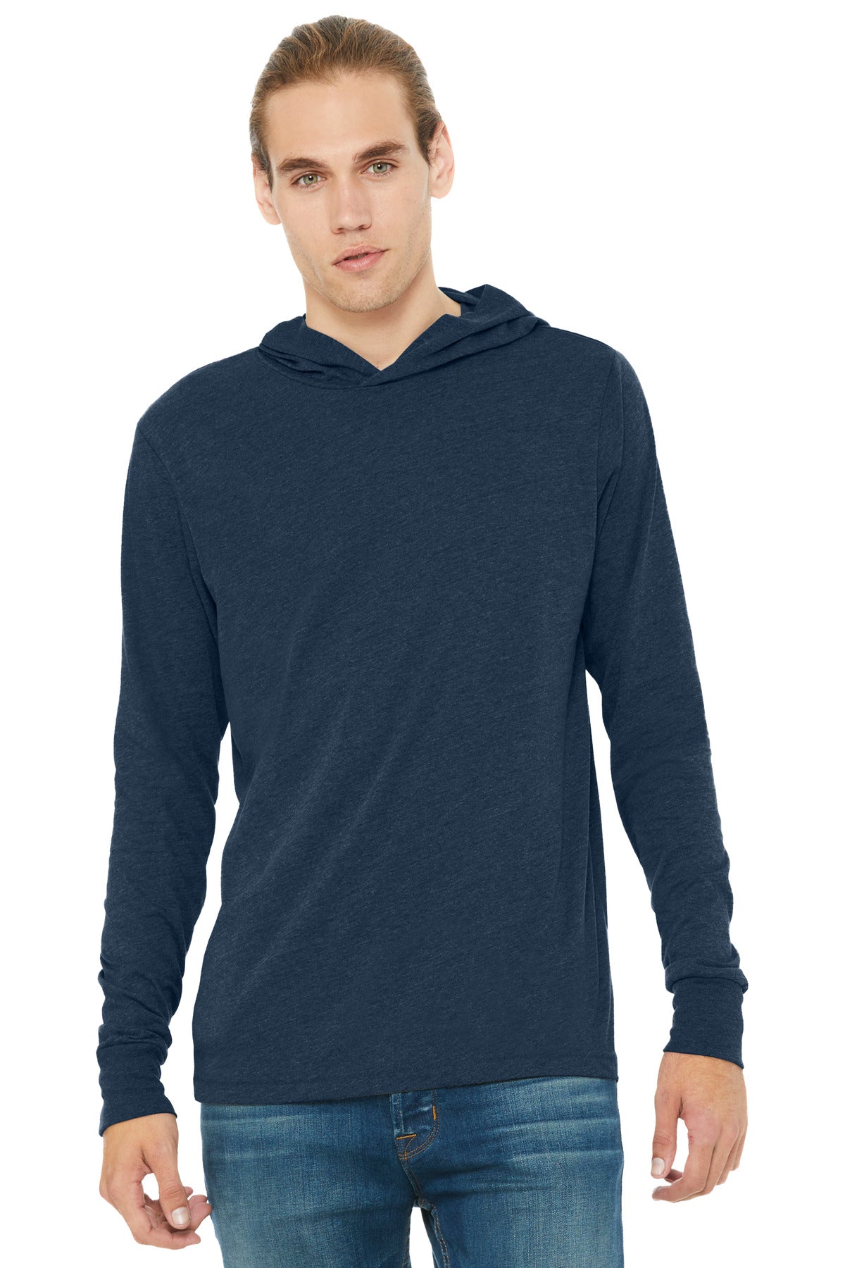 BELLA+CANVAS Â® Unisex Jersey Long Sleeve Hoodie. BC3512