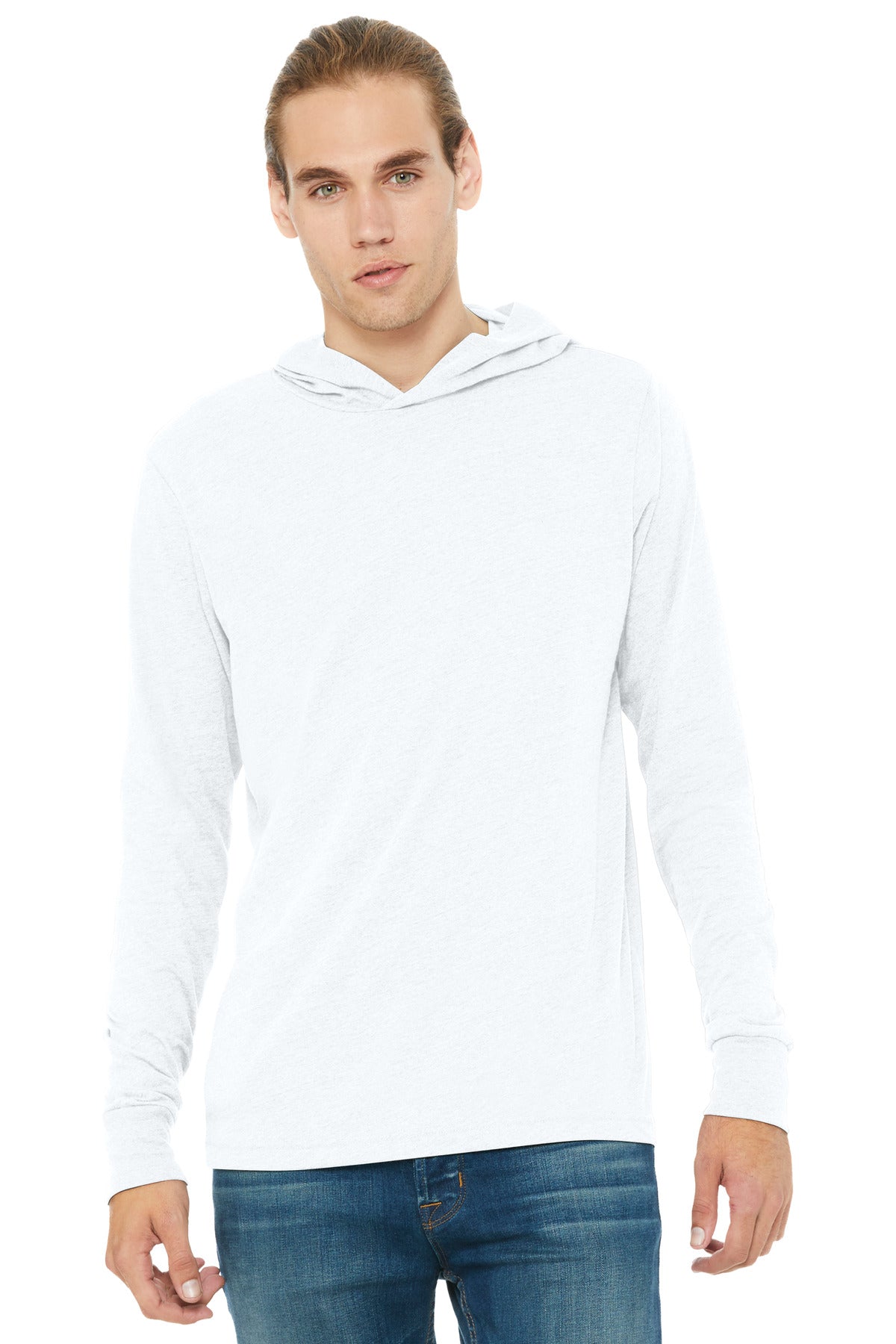 BELLA+CANVAS Â® Unisex Jersey Long Sleeve Hoodie. BC3512