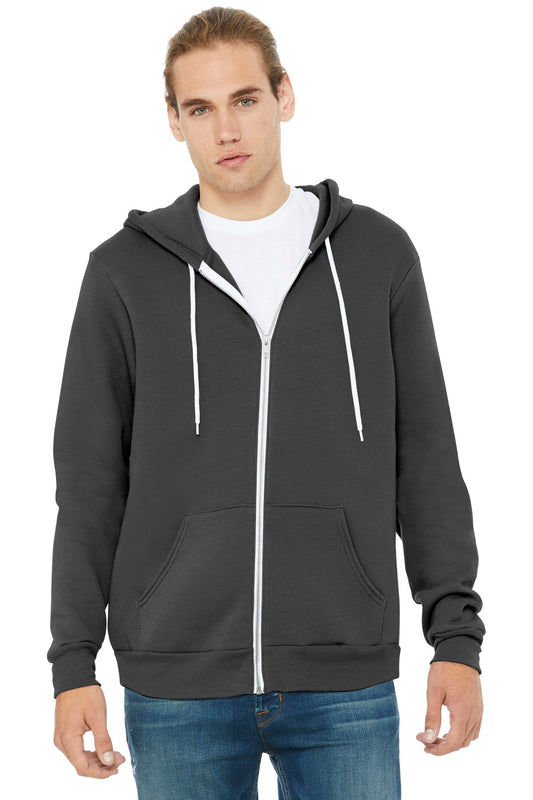 BELLA+CANVAS Â® Unisex Sponge Fleece Full-Zip Hoodie. BC3739
