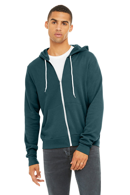 BELLA+CANVAS Â® Unisex Sponge Fleece Full-Zip Hoodie. BC3739