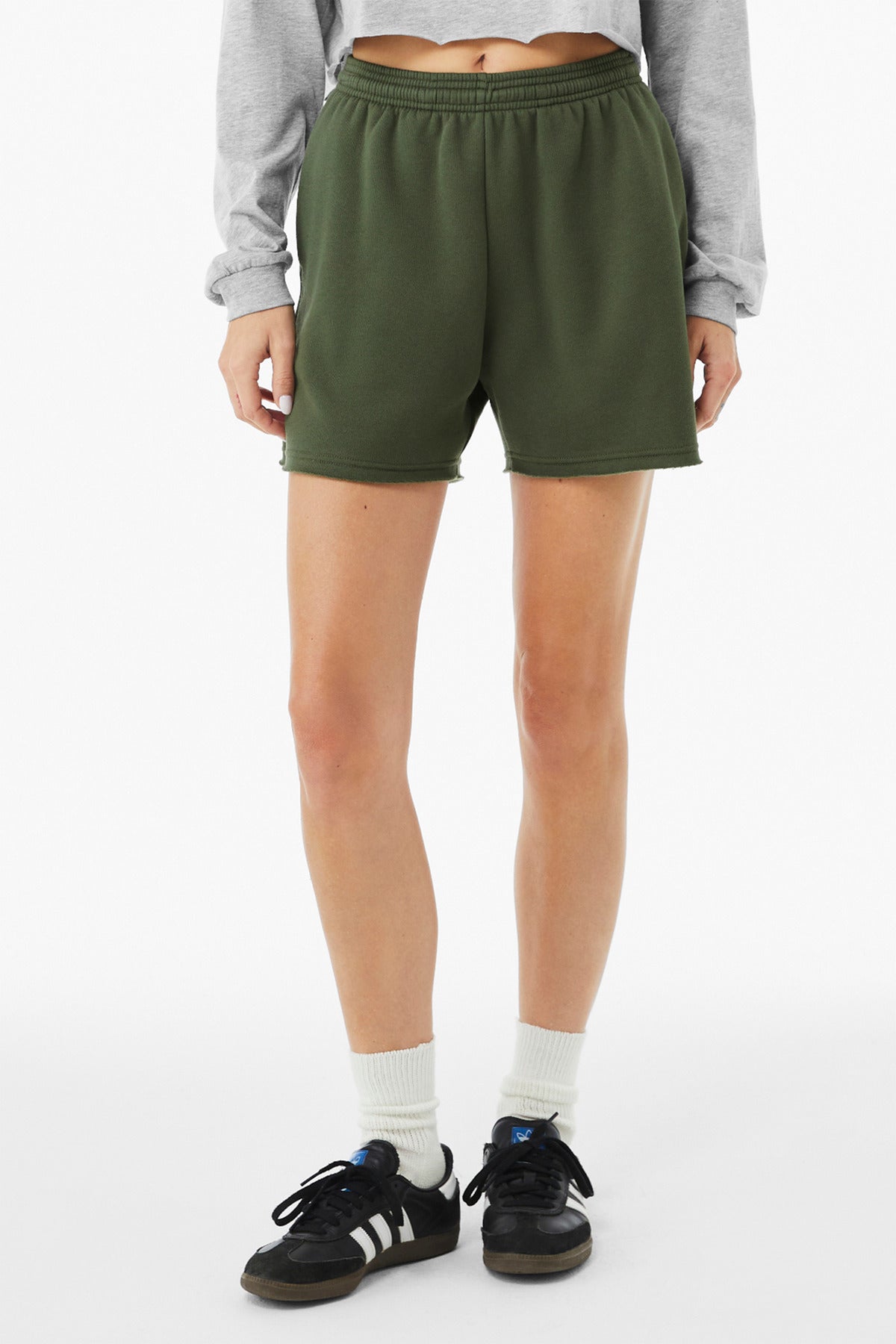 BELLA+CANVASÂ® Women's Cutoff Sweatshort BC3787