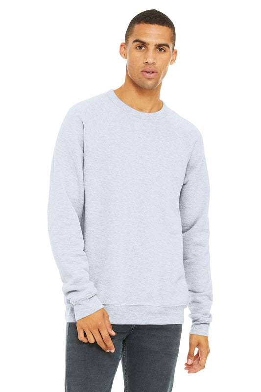 BELLA+CANVAS Â® Unisex Sponge Fleece Raglan Sweatshirt. BC3901