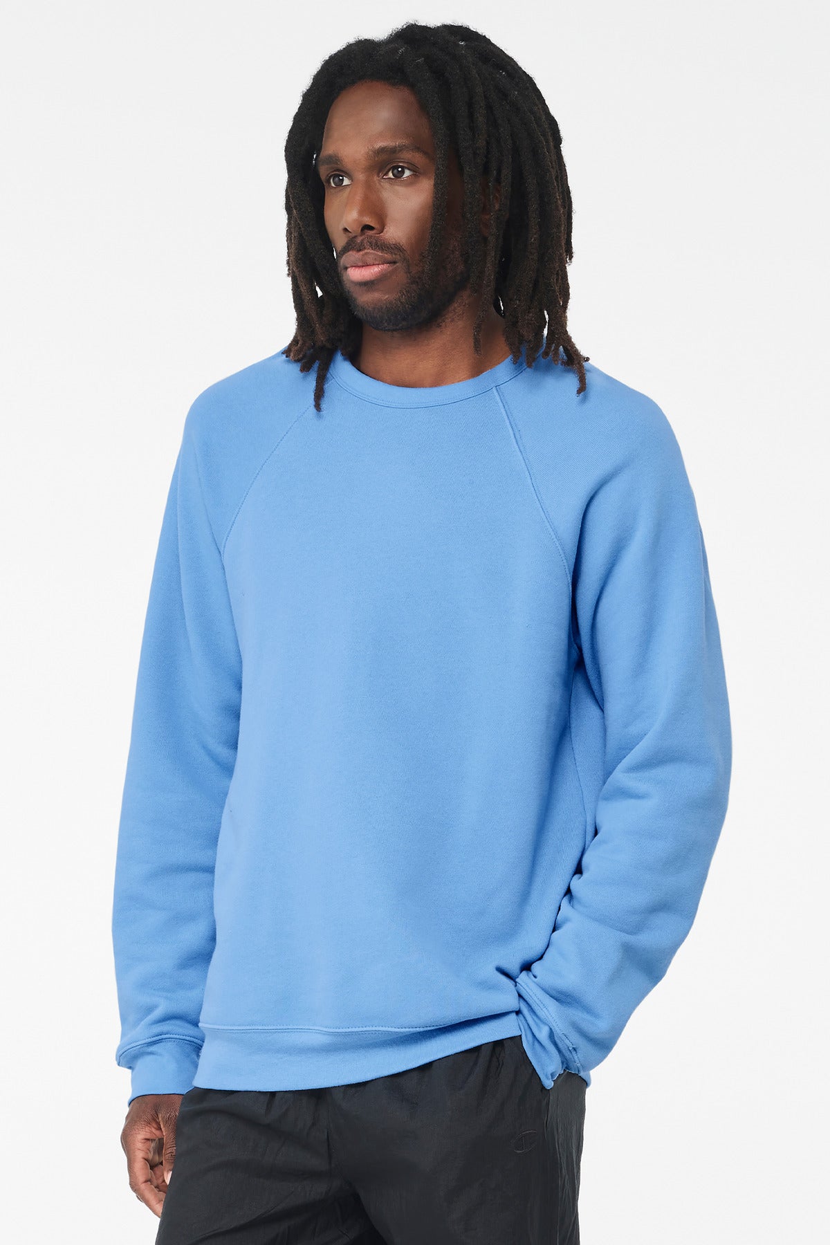BELLA+CANVAS Â® Unisex Sponge Fleece Raglan Sweatshirt. BC3901