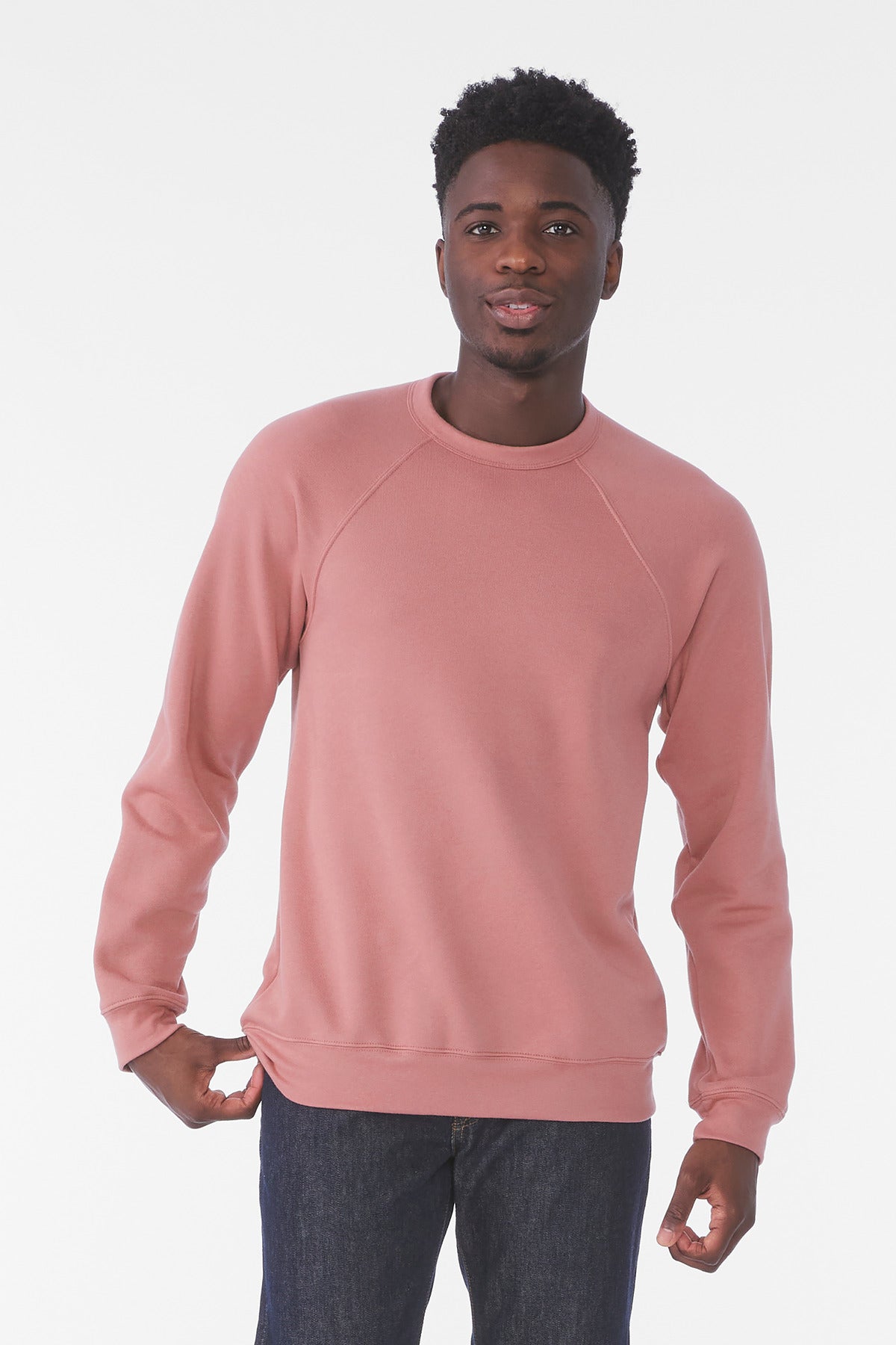 BELLA+CANVAS Â® Unisex Sponge Fleece Raglan Sweatshirt. BC3901