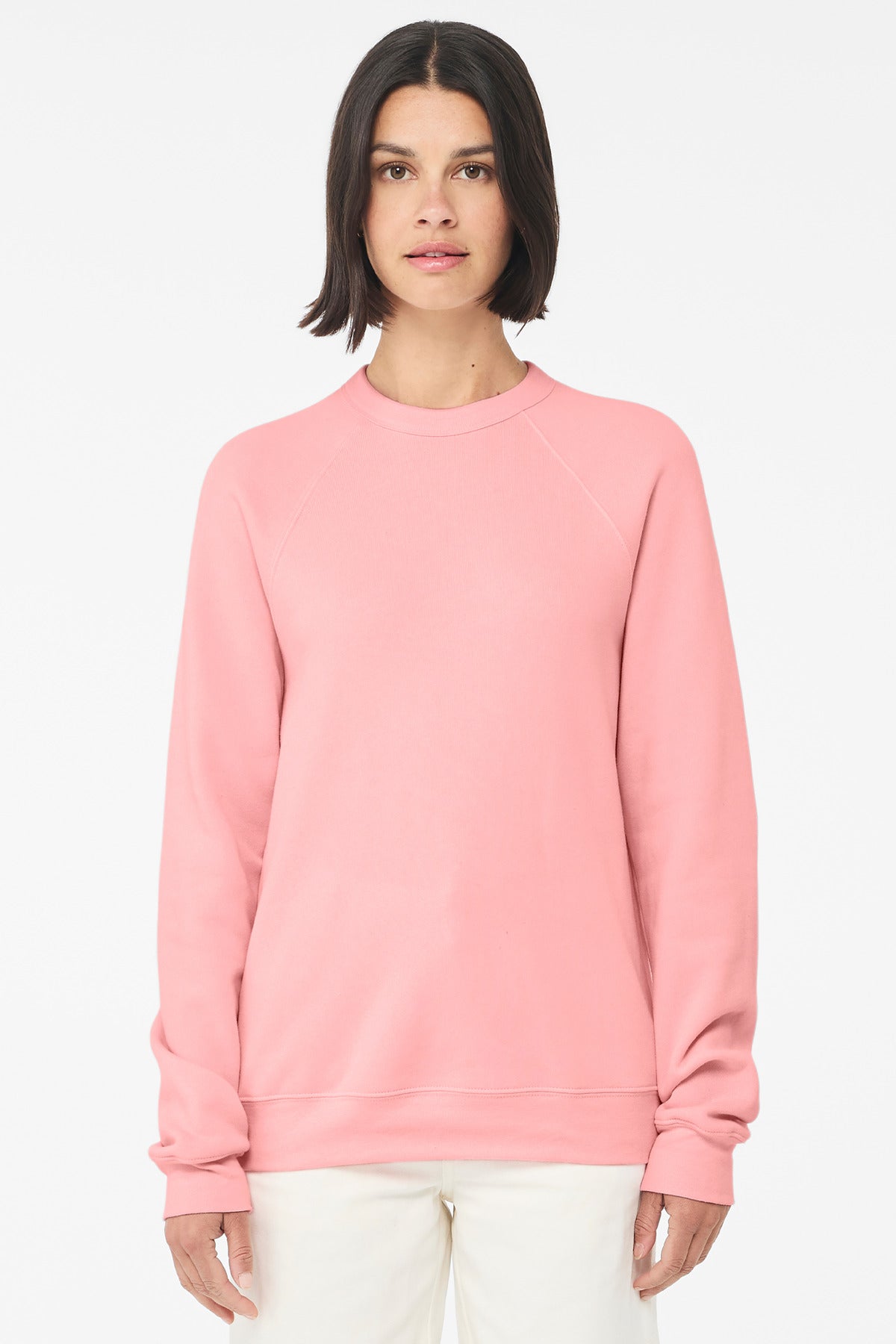 BELLA+CANVAS Â® Unisex Sponge Fleece Raglan Sweatshirt. BC3901