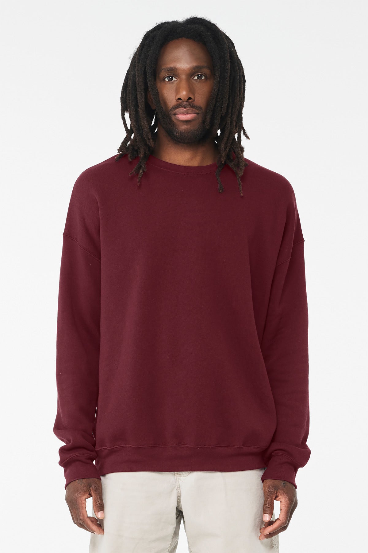 BELLA+CANVAS Â® Unisex Sponge Fleece Drop Shoulder Sweatshirt. BC3945